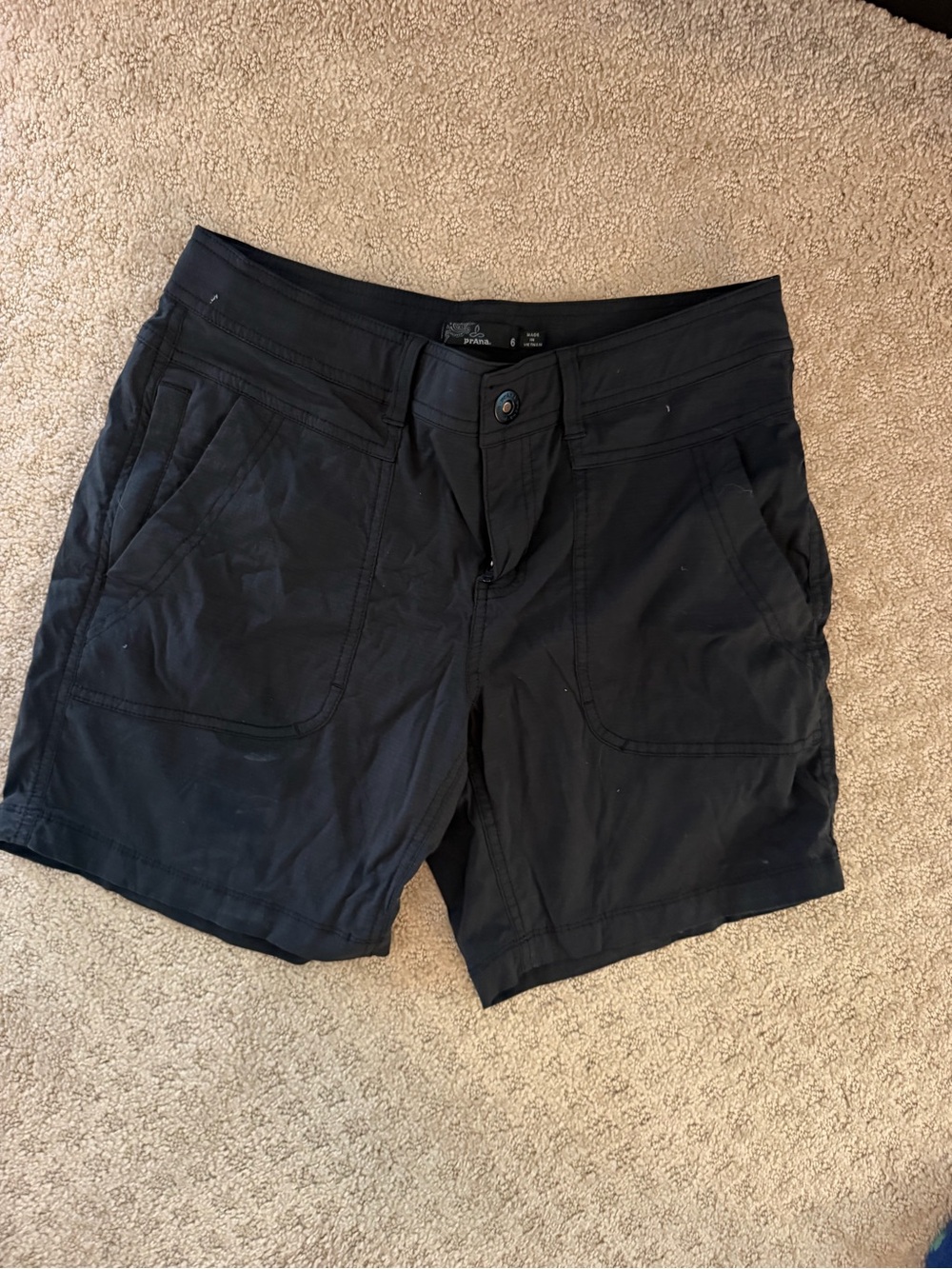 Prana Black Hiking Shorts - Picture 1 of 2